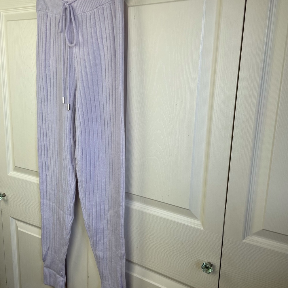 Free People  Around The Clock Jogger Pants Lavendar  S NWT - Picture 10 of 10